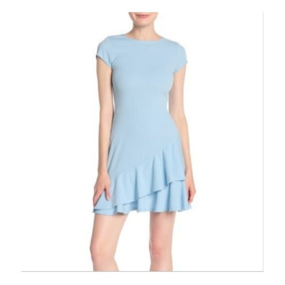 NORDSTROM - LOVE...ADY Asymmetric Hem Ruffle Dress